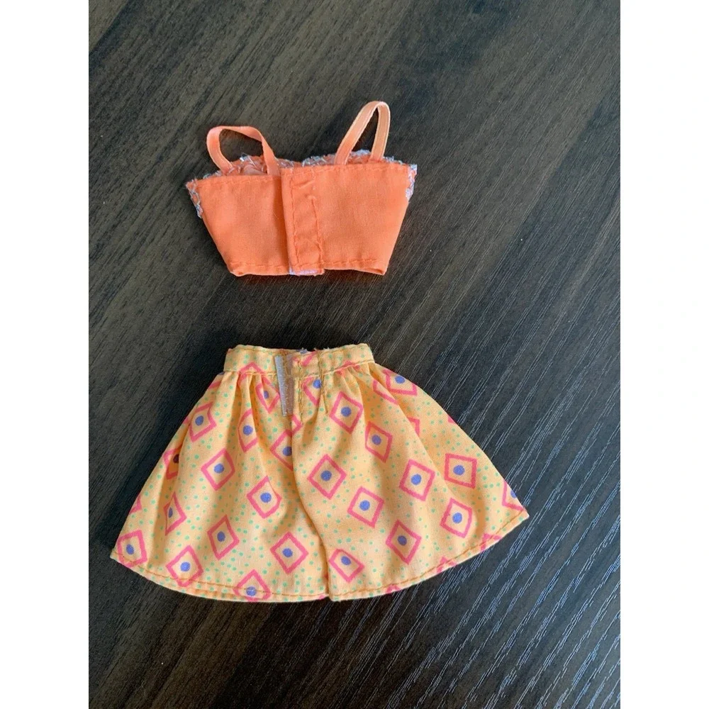 Mattel Barbie Orange Splash 'n Color Fashions Outfit #68620 Vintage